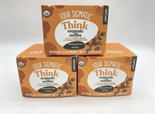 Four Sigmatic Think Mushroom Coffee Lion's Mane Chaga 30 Instant Packets Total