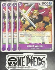 4x One Piece OP08-072 C Biscuit Warrior - ENG - Regular - Play Set - TCG - NM/M
