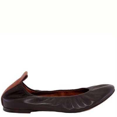 Lanvin The Leather Ballerina Flats, Brand Size 37 ( US Size 6 )