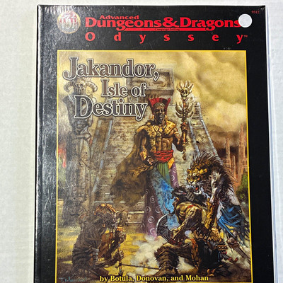 TSR Dungeons & Dragons Odyssey Jakandor Isle of Destiny Module 1998 9512