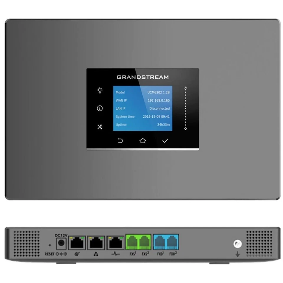 Grandstream UCM6302 VoIP IP PBX System 3-Port PoE+ 2 FXO 2 FXS Up to 1000 Users - Image 2 of 4