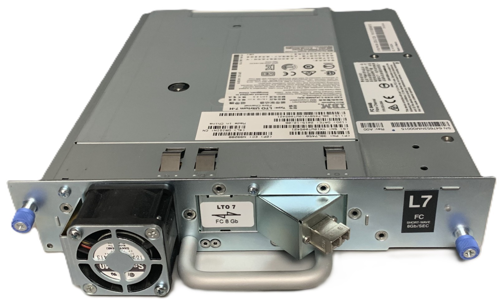 Dell IBM LTO7 HH FC Tape Drive in Tray  38L7458 or 02XV385 00VJ128  Tested