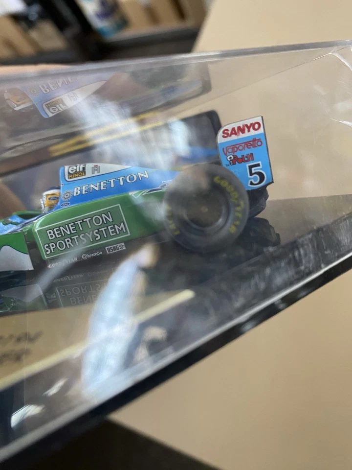 Onyx 5014Benetton Ford B193B MICHEAL SCHUMACHER AUTO DI PROVA 1994 con scatola - Immagine 3 di 4