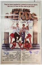 Revenge Of The Nerds Cast Autographed Original Full Sized Movie Poster Exact Pro