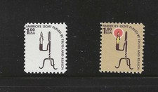 U.S. 1610b MNH CANDLE LAMP *3 COLOR OMITTED* *NORMAL AT RIGHT INCLUDED* CV $175*