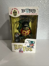 RAT FINK 1999 Rat-A-Tude Ed Roth "Big Daddy" Action Figure Skateboard New