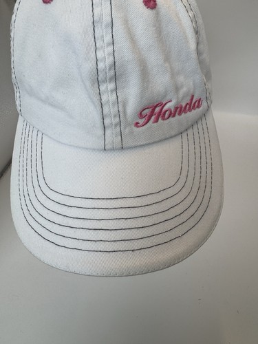 Honda White & Pink Ball Cap Hat by K Products Headwear - S2000 Logo - Picture 2 of 11