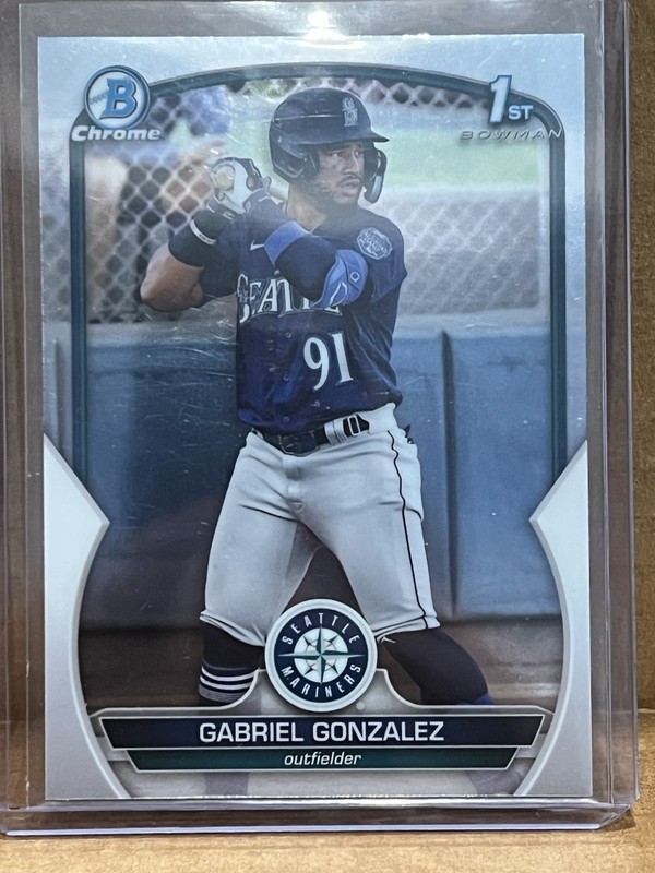 Topps 2023 Bowman Chrome Prospects 1st Bowman RC Gabriel Gonzalez #BCP-133