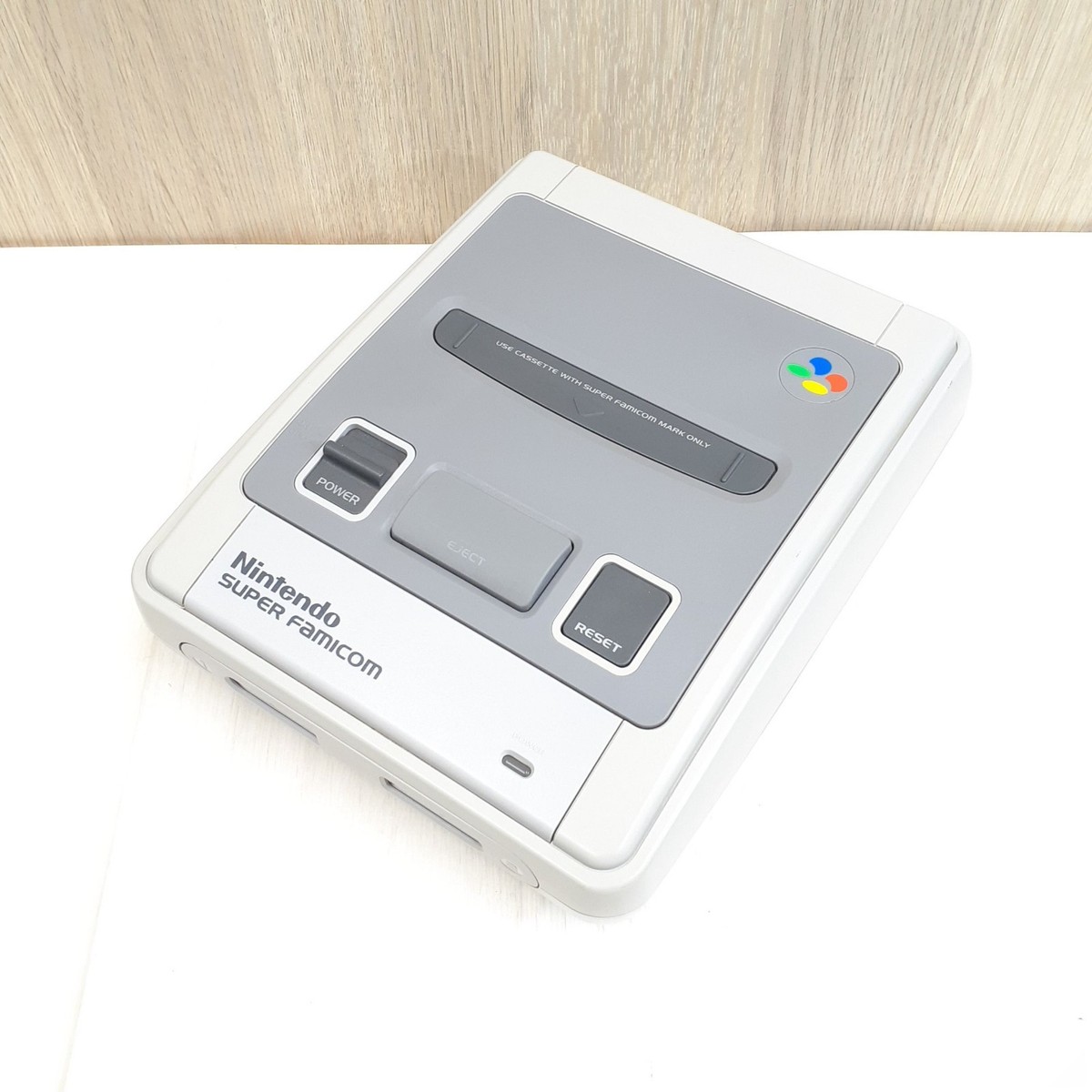 Nintendo Super Famicom console with 8 games Yoshi Storage Case