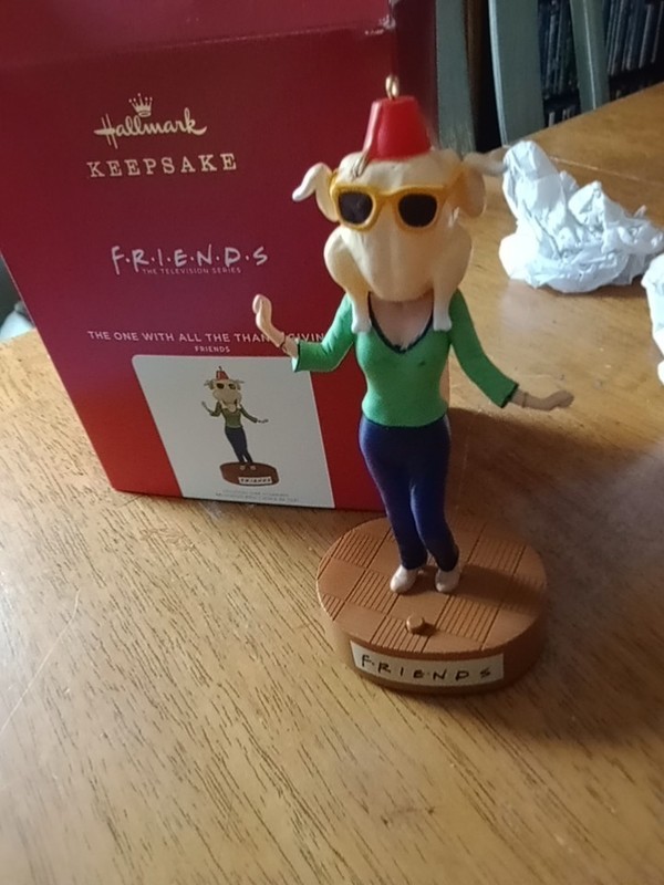 Hallmark Friends Ornament 2021 Turkey, The One With All the Thanksgivings Sound