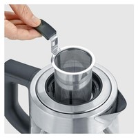 Tee-/Wasserkocher Deluxe Mini Wk 3473 (Edelstahl (GebüRstet)/Schwarz, 1,0 Liter)