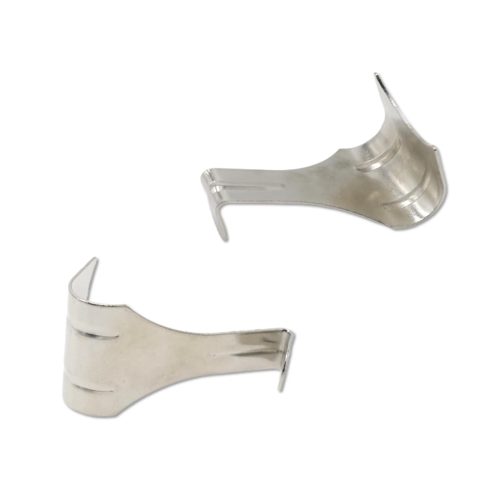 Set of 30 Silver Picture Rail Hooks, Moulding Hangers for Photo Frames, Heavy