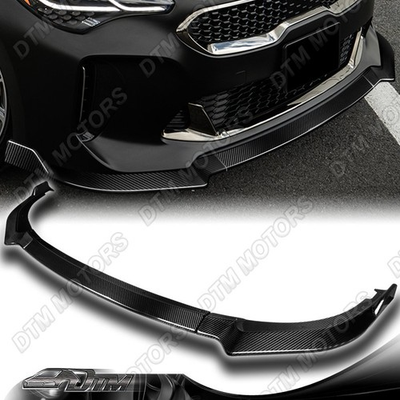 #ad For 18 23 Kia Stinger GT Line CK Carbon Fiber Front Bumper Lip Body Kit Spoiler $279.99