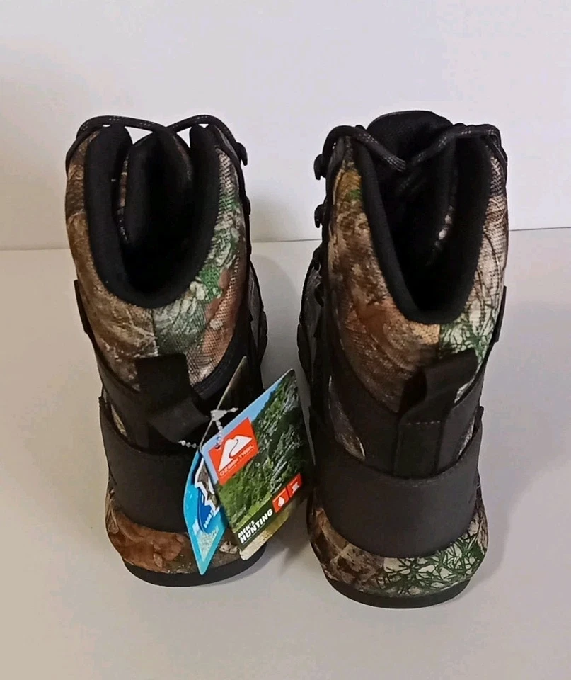 Realtree Camo Print Ozark Trail Mens Size 7 Waterproof - 3M 200g Thinsulate - Image 4 of 4