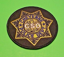 CHEYENNE  WYOMING  WY  ( CSO )  POLICE PATCH  3 1/2"  FREE SHIPPING!!!