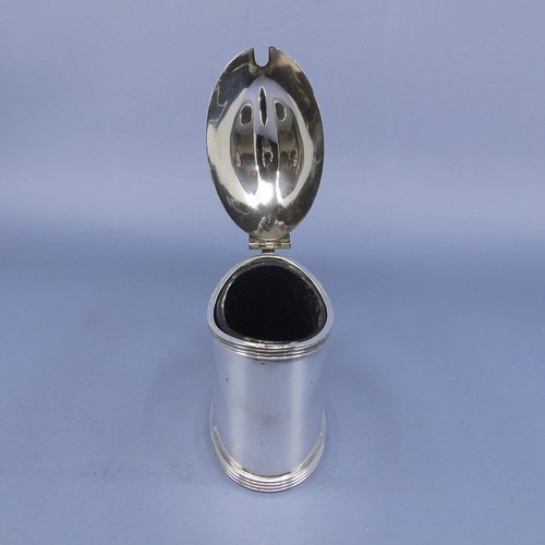 William Hutton & Sons 19c Pair Georgian Style Mustard Pots Cobalt Glass Liners - Picture 10 of 12