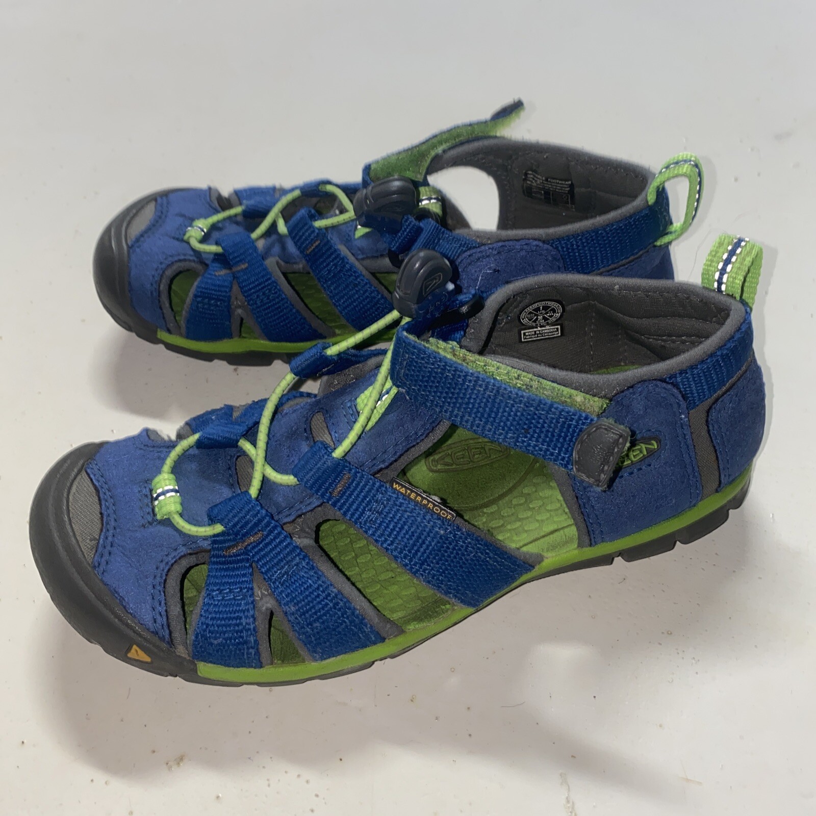 Sandalo Keen Newport H2 blu acqua escursionismo outdoor bambini giovani taglia 1 EU 32 33