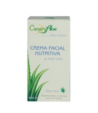 Crema Facial Nutritiva Aloe Vera 50ml | Producto Canario | Regenerador Nocturno
