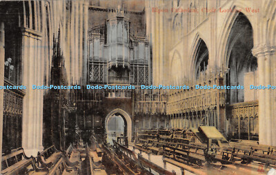 R448496 Ripon Kathedrale Chor Blick nach Westen Woolstone Bros The Milton Glazette Se