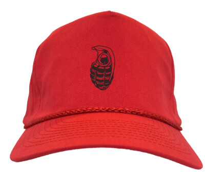 Hand Grenade - War Weapon Explosion Boom Golf Hat