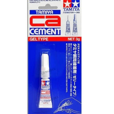 Tamiya CA Cement 87091 GEL Type (3g) For Model Kit