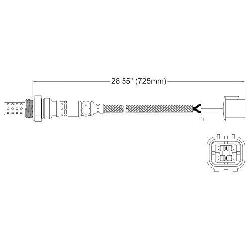 2 x Front Oxygen Sensor O2 for Mitsubishi Pajero NS 3.8 (Pre-Cat Pair) 2 x Front Oxygen Sensor O2 for Mitsubishi Pajero NS 3.8 (Pre-Cat Pair)