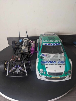 Vintage CEN SP1 GP Nitro Mercedes Benz RC Team Associated RC Auto - viele