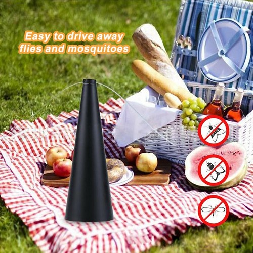 Fly Free Entertaining Chemical Free Fly Repellent Fly Fan Outdoor Indoor Home EV - Picture 3 of 14