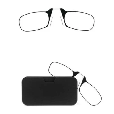 Ultradünne Lesebrille Nasenclip Optik Presbyopie +1,0 +1,5 +2,0 +2,5 +3,0 - Bild 1 von 4
