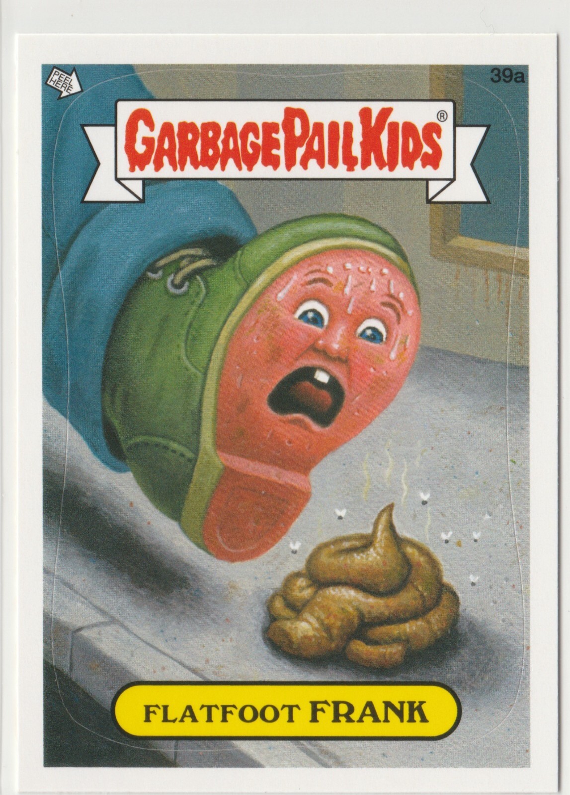 Flatfoot Frank #39a Garbage Pail Kids GPK 2012 Series 1 BNS1 Brand New