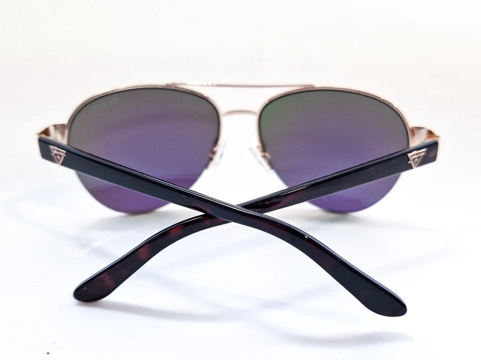 Gafas de sol Guess para mujer GUF254-GLD-2F doradas aviadores NUEVAS auténticas Foto 3 de 4