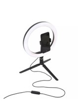 Intempo Sync Desktop Selfie Light Ring Stand & Phone Holder
