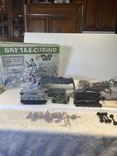 Marx Battleground WWII Playset - 1995 Commemorative Edition - Almost Complete