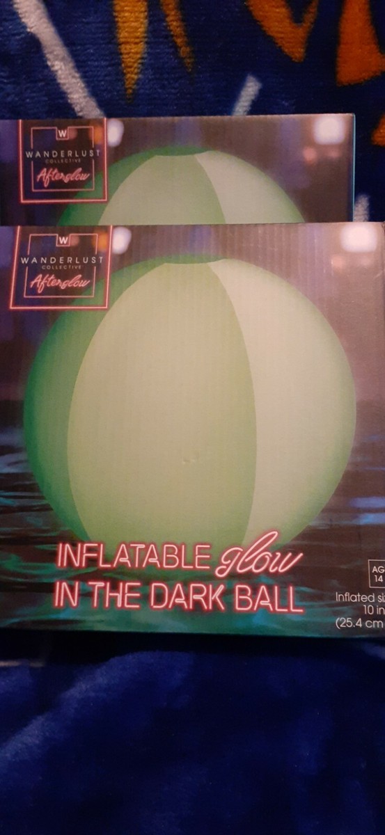 2) Wanderlust Collective Inflatable Glow In The Dark Ball Ages 14+