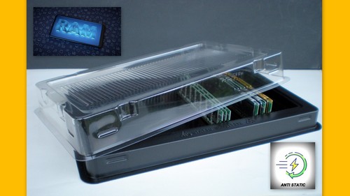 5 Computer Memory Packaging Tray Holder Case Box for DDR DIMM Modules ...
