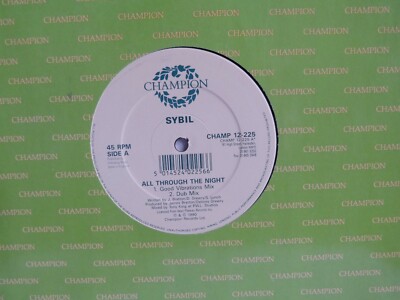 Sybil   12  Maxi   All Through The Night / Champion CHAMP X 12-225 von 1990