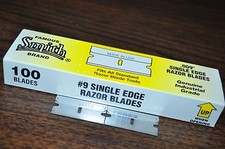 Famous Smith #9 Single Edge Razor Blades 100 Pcs Made in USA