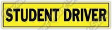 Student Driver Sign Driving School Driver Car Bumper Vinyl Sticker Decal 14"X4"