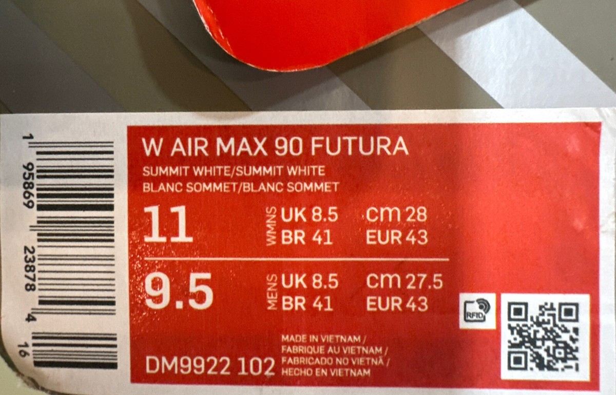 Size 11 - Nike Air Max 90 Futura Summit white DM9922-102 | eBay