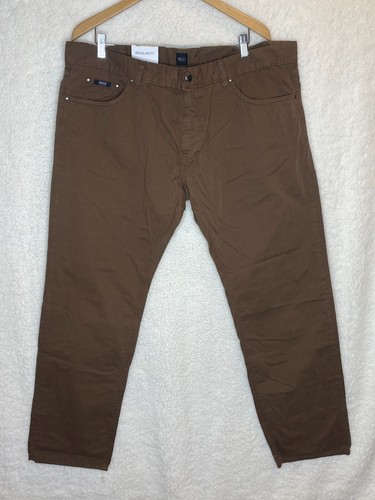 Hugo Boss Maine Pants Jeans Regular Fit Straight Leg Men’s 40x32 Stretch Brown
