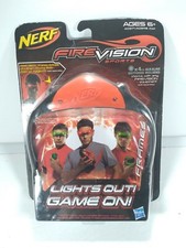 Nerf FIREVISION SPORTS FRAMES RED Activate Ultra-Bright Glowing Balls Glasses