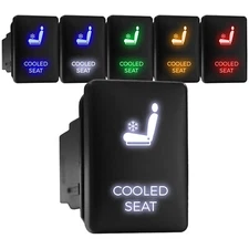 COOLED SEAT Symbol - LED Push Button - Direct Replacement (Fit: TOYOTA)