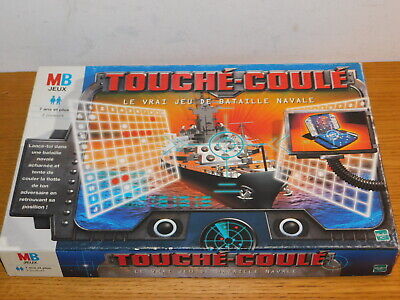 JEUX MB la BATAILLE NAVALE TOUCHE COULE hasbro game Battleship