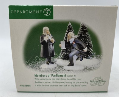 Department 56 Members of Parliament Set of Two Heritage Dickens Village 56.58455