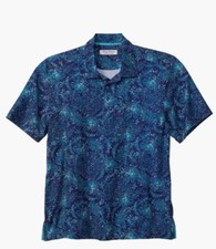 Tommy Bahama Island Zone COAST AZUL BURST Golf Polo Shirt 118 LARGE
