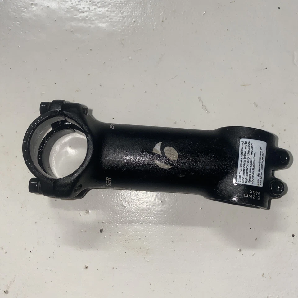 Bontrager Comp bicycle bike stem 100mm +/-7 degree 31.8 mm 1 1/8th black Alloy - Image 3 of 4