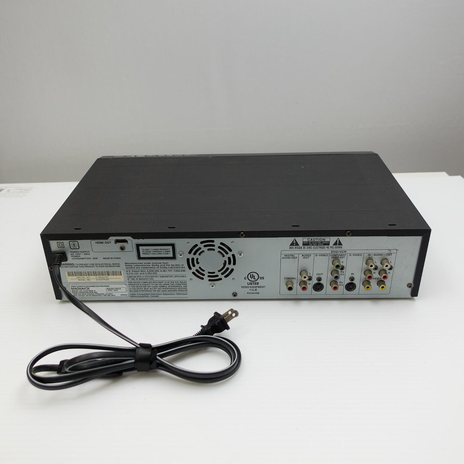 Magnavox ZV427MG9 DVD Recorder / VCR Player Combo Working Tested with REMOTE 53818570746 eBay