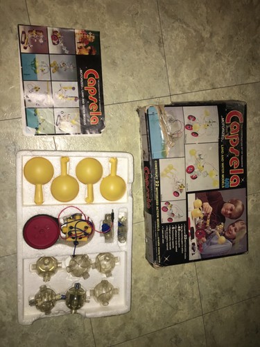 Juego de construcción de ciencia motorizada 1978 Capsela 400 juguete tierra agua + caja - Imagen 2 de 12