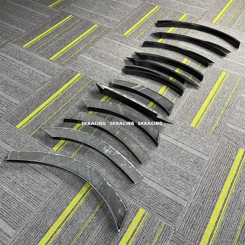 Carbon Fiber Front Rear Wheel Arch Fender Flares Cover Fits Porsche Macan 19-21 - Picture 17 of 17