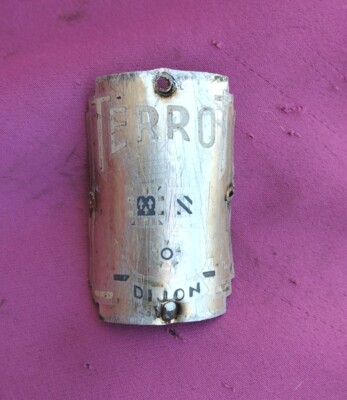plaque de vélo , cycle TERROT Dijon Old Bike headbadge Eroica | eBay